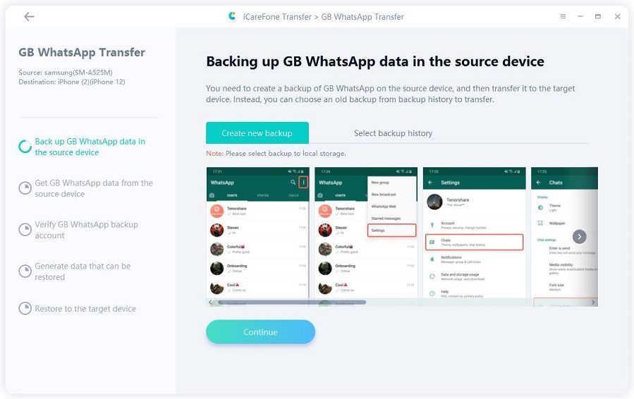 transfer whatsapp from android to iphone