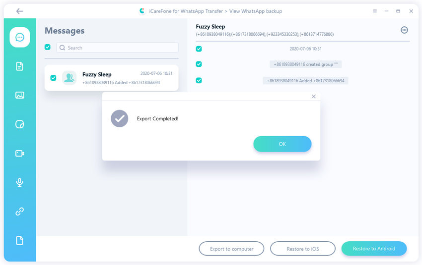 transfer whatsapp from android to iphone