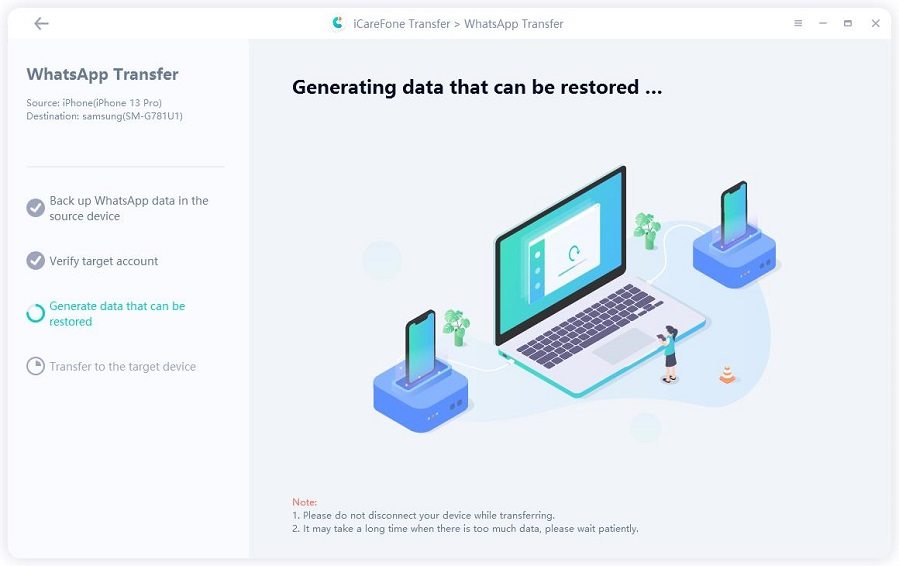 transfer whatsapp from android to iphone