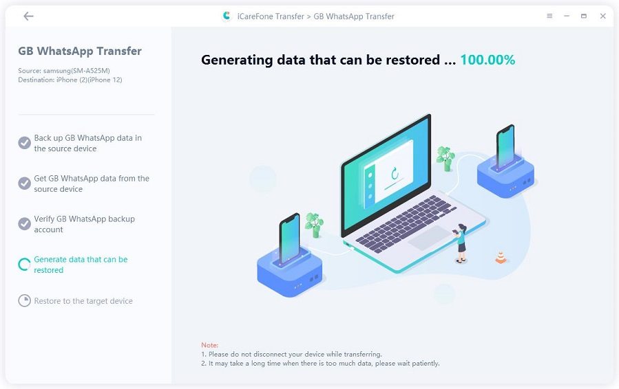 transfer whatsapp from android to iphone
