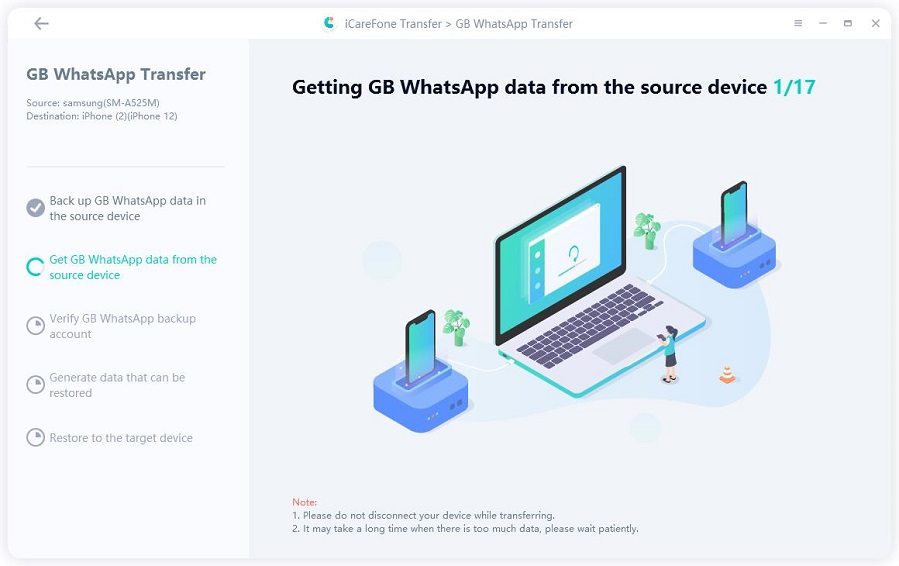 transfer whatsapp from android to iphone