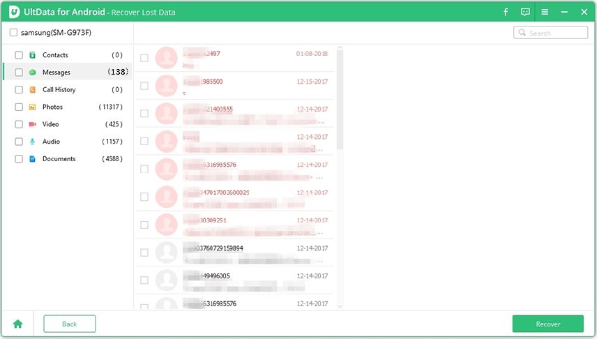 recover lost data from android