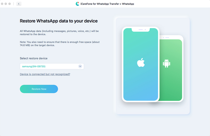 transfer whatsapp from android to iphone