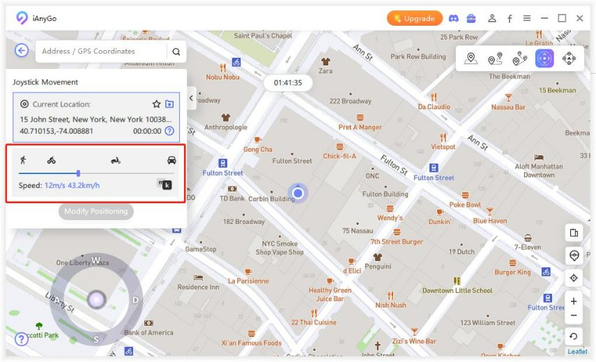 ianygo set movement speed