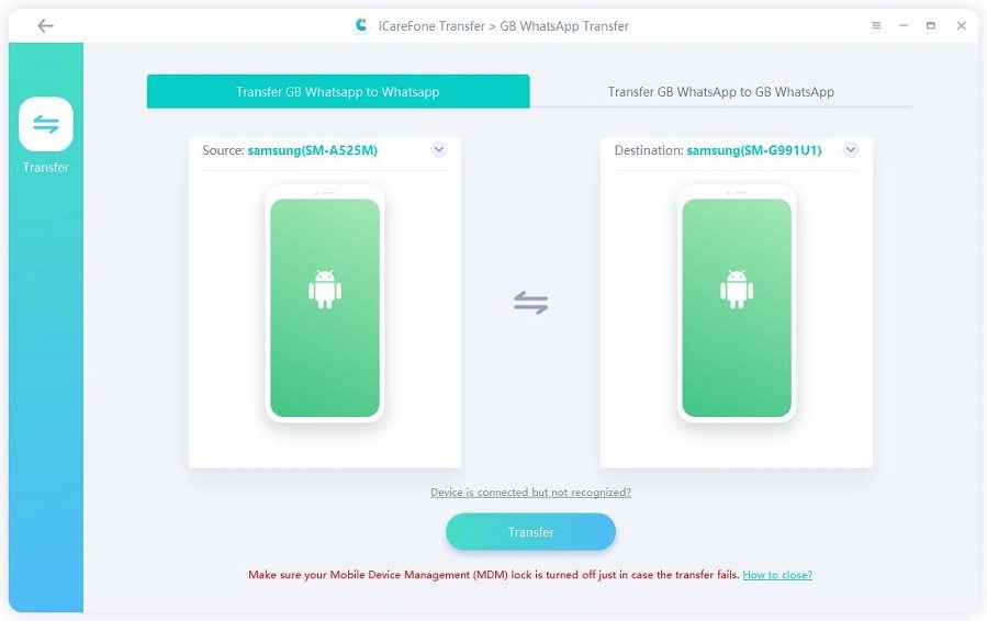 transfer whatsapp from android to iphone