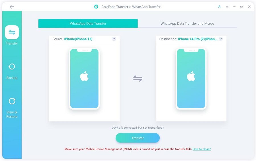 transfer whatsapp from android to iphone