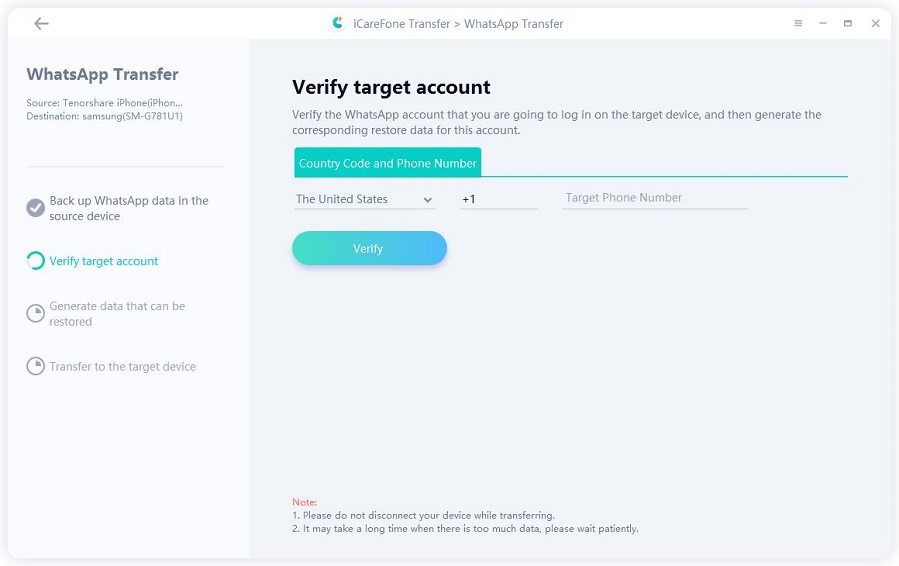 transfer whatsapp from android to iphone