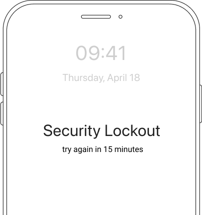 iphone security lockout