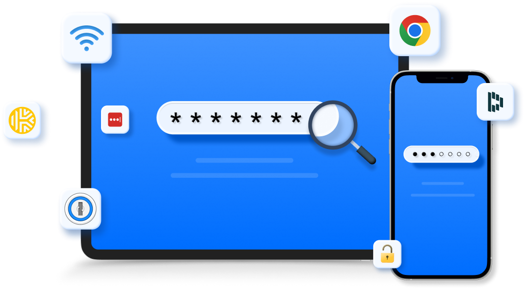 4ukey manages passwords