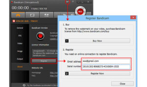 Bandicam Register Serial Key Free Download Full Version With Crack