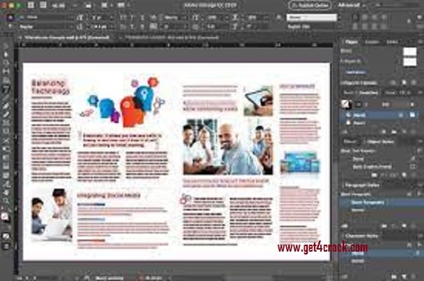 Adobe Indesign Crack With Serial key Latest Version Download