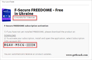 F-secure Freedome VPN Crack With Serial Key Download Now