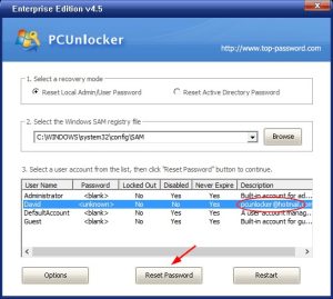 PCUnlocker Enterprise 5.9 Final Crack Plus Full Download 