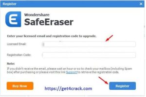Wondershare SafeEraser 4.9.9.16 Registration Code With Crack
